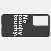 Geen lichtvoetig grappig introvert design samsung galaxy hoesje (Achterkant horizontaal)