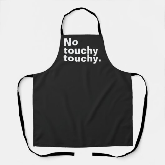 Geen lichtvoetig grappig introvert design schort (Voorkant)