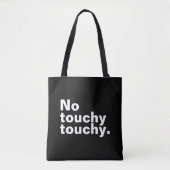 Geen lichtvoetig grappig introvert design tote bag (Voorkant)