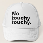 Geen lichtvoetig grappig introvert design trucker pet (Voorkant)