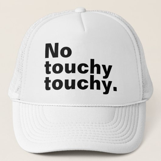 Geen lichtvoetig grappig introvert design trucker pet (Voorkant)