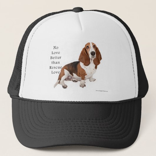 Geen liefde beter dan reddingsliefde trucker pet (Voorkant)