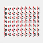 Geen liefde fleece deken (Voorkant (Horizontaal))