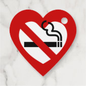 Geen liefde voor roken bedankjes labels (Achterkant)