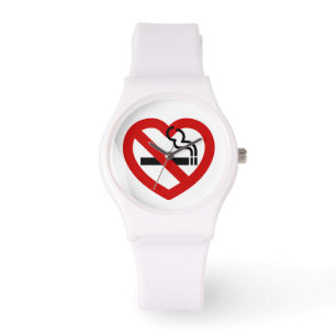 Geen liefde voor roken horloge