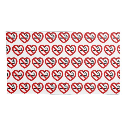 Geen liefde voor roken kussensloop (Achterkant-Rechts)