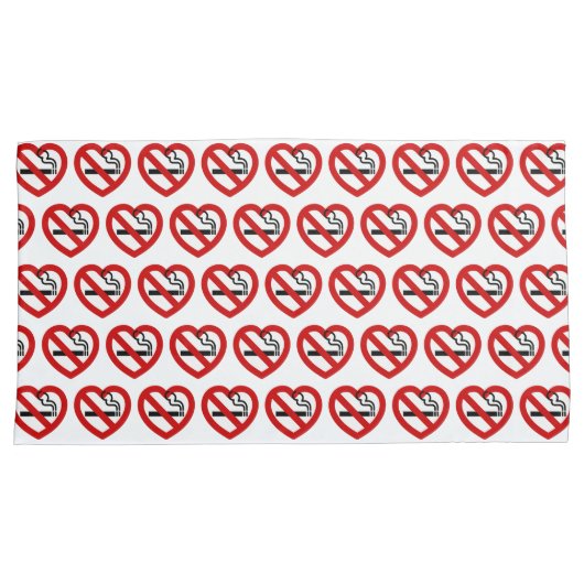 Geen liefde voor roken kussensloop (Voorkant-Rechts)