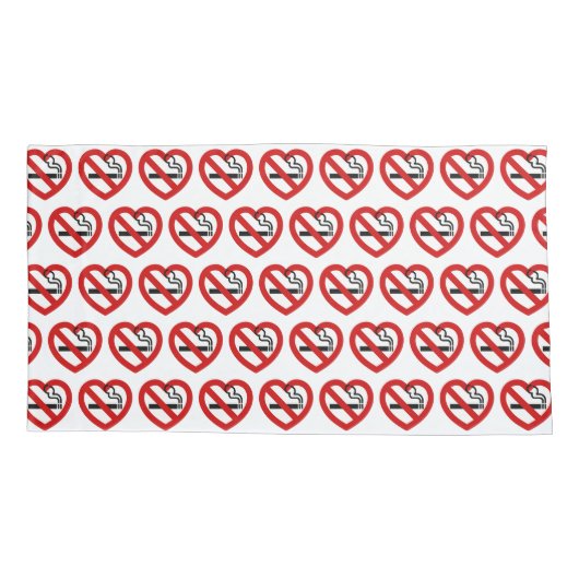 Geen liefde voor roken kussensloop (Achterkant-Links)