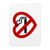 Geen liefde voor roken magneet (Verticaal)