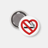 Geen liefde voor roken magneet (Voorkant / Achterkant)