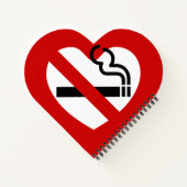 Geen liefde voor roken notitieboek (Achterkant)