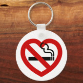 Geen liefde voor roken sleutelhanger (Voorkant)