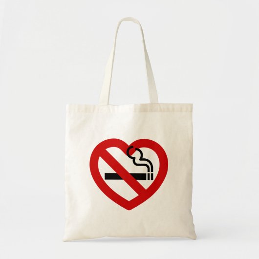 Geen liefde voor roken tote bag (Voorkant)