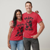 Geen Lift, Geen Cadeau - Kerstmis - Bodybuilding S T-shirt (Unisex)