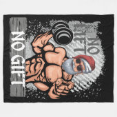 Geen lift Geen geschenk Sinterklaas Gym Fleece Deken (Voorkant (Horizontaal))