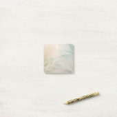 Geen lijnen Zachte kleuren Abstract bloemenpatroon Post-it® Notes (Op bureau)