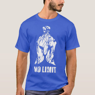 Geen limiet Spartan Helmet Gym Motivatie Fitness Z T-shirt