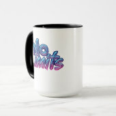 Geen limieten | Cyberpunk Streetwear Digital Desig Mok (Voorkant links)