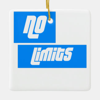 Geen limieten keramisch ornament