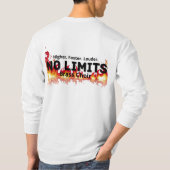 Geen limieten lang Sleeve T-Shirt (Achterkant)