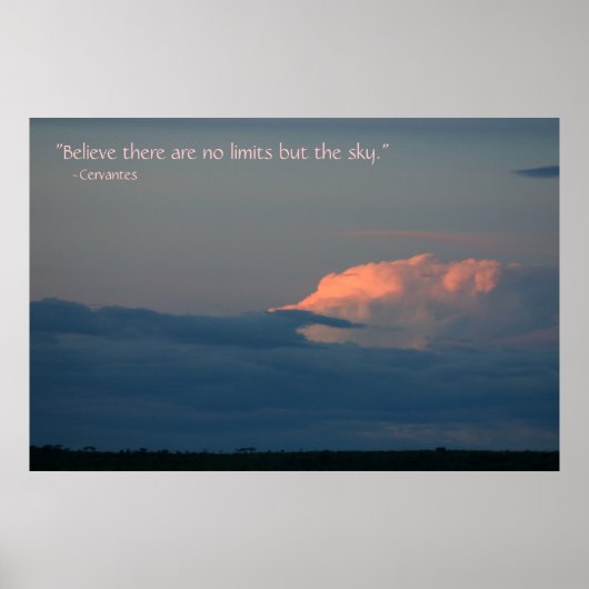 Geen limieten poster (Voorkant)