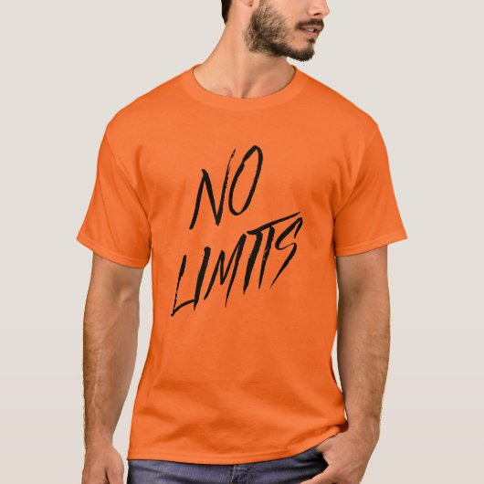 Geen limieten t-shirt (Voorkant)