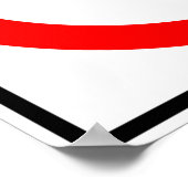 Geen links bochtwegteken poster (Hoek)