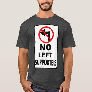 Geen links steunteken Klassieke Republikeinse Cons T-shirt