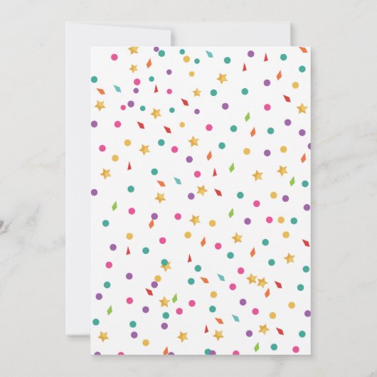 Geen Lion 1e verjaardag uitnodiging (Achterkant)