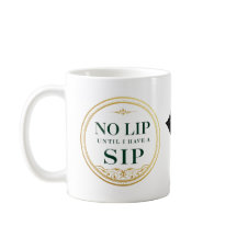 "Geen lippen tot ik een slok heb"