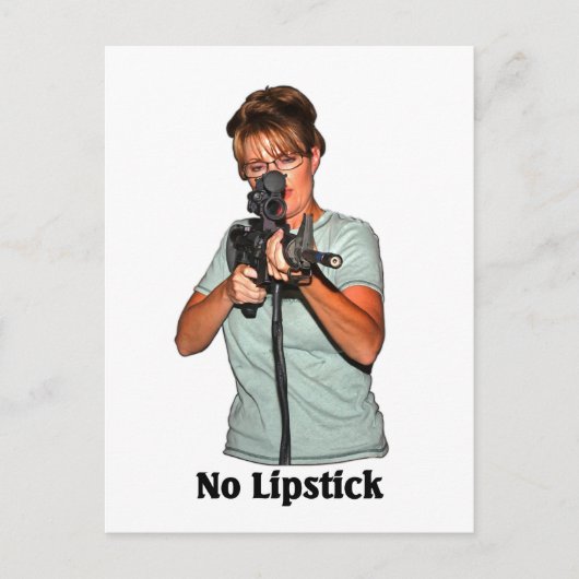 Geen lipstick briefkaart (Voorkant)