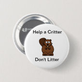 geen litteken ronde button 5,7 cm (Voorkant /achterkant)