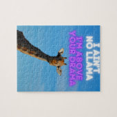 Geen Llama, ik ben boven je Drama Giraffe Legpuzzel (Horizontaal)