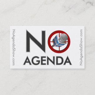 Geen Logo Agenda - Roepende kaarten Contactkaartje