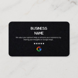 📲 Geen Logo Eenvoudige Google Review Premium Kaar Visitekaartje