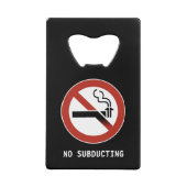 Geen Logo in mindering brengen Creditkaart Flessenopener (Voorkant)