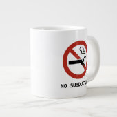 Geen Logo Jumbo-Mok in mindering brengen Grote Koffiekop (Voorkant rechts)