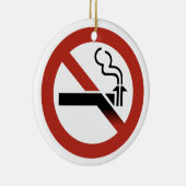 Geen Logo-Ornament afnemen Keramisch Ornament (Rechts)