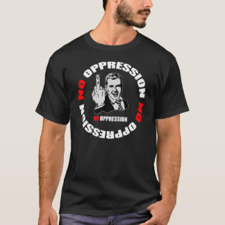Geen Logo voor onderdrukkingspagina T-shirt