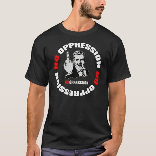 Geen Logo voor onderdrukkingspagina T-shirt (Voorkant)