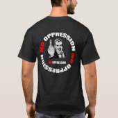 Geen Logo voor onderdrukkingspagina T-shirt (Achterkant)