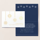 Geen Logo Zakelijke Kerstversiering Vakantie Folie Kaarten (Display)