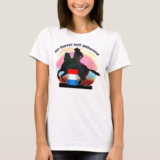 Geen loop links open t-shirt (Voorkant)