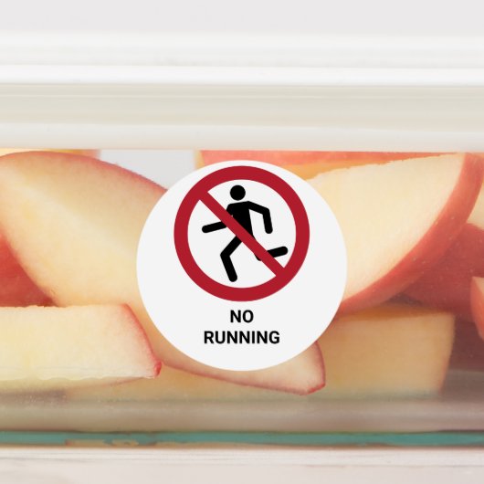 Geen loop, verbodsteken labels (Aangebracht)