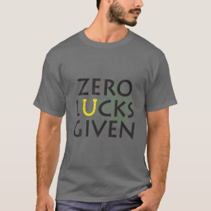 Geen Lucks gegeven, groene strik dag, essentieel T-shirt