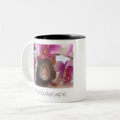 Geen maandag meer! tweekleurige koffiemok (Voorkant links)