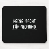 Geen macht voor niemand, politiek en milieubescher muismat (Voorkant)