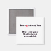 Geen maffia magneet (Voorkant / Achterkant)