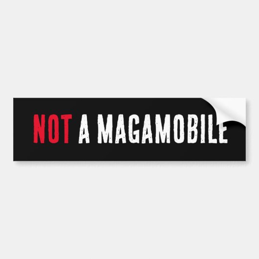 Geen Magamobiel - Tesla Love/Elon Hate Bumpersticker (Voorkant)