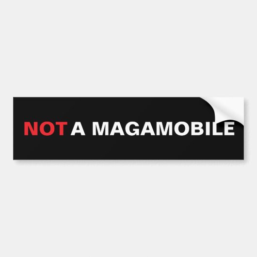 Geen Magamobiel - Tesla Love/Elon Hate Bumpersticker (Voorkant)